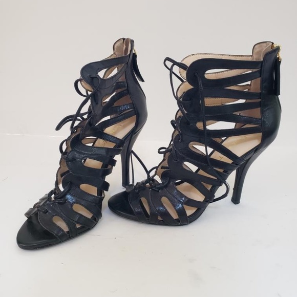 Nine West Shoes - Nine West Kenie  Black shoes. Lace up high heel sa